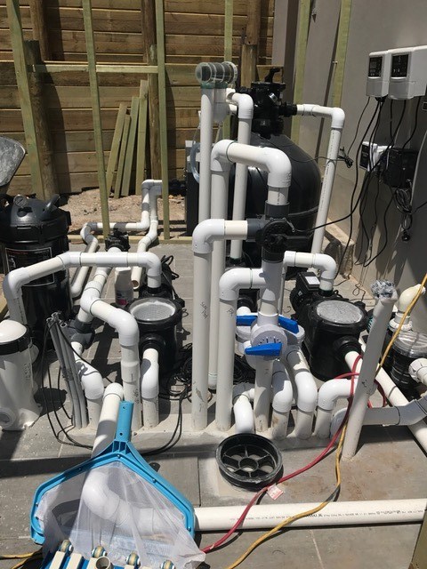 DIY pool installation requires, among others, plumbing skills. Do you feel like doing this yourself? Compass Pools Australia DIY pool - plumbing can be pretty demading