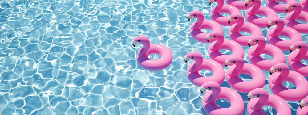 Compass Pools Australia Pink pool party Support for McGrath foundation