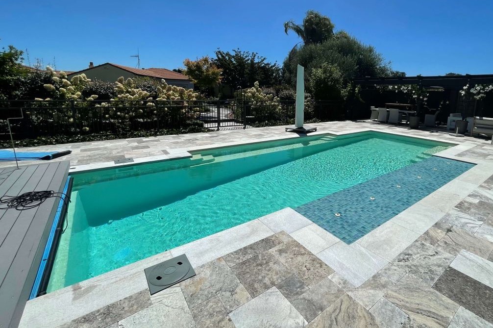 Compass Pools Australia Pool In Deck Roller Cover in Vogue 10.2m Pearl Compass Pools Australia Pool In Deck Roller Cover in Vogue 10.2m Pearl