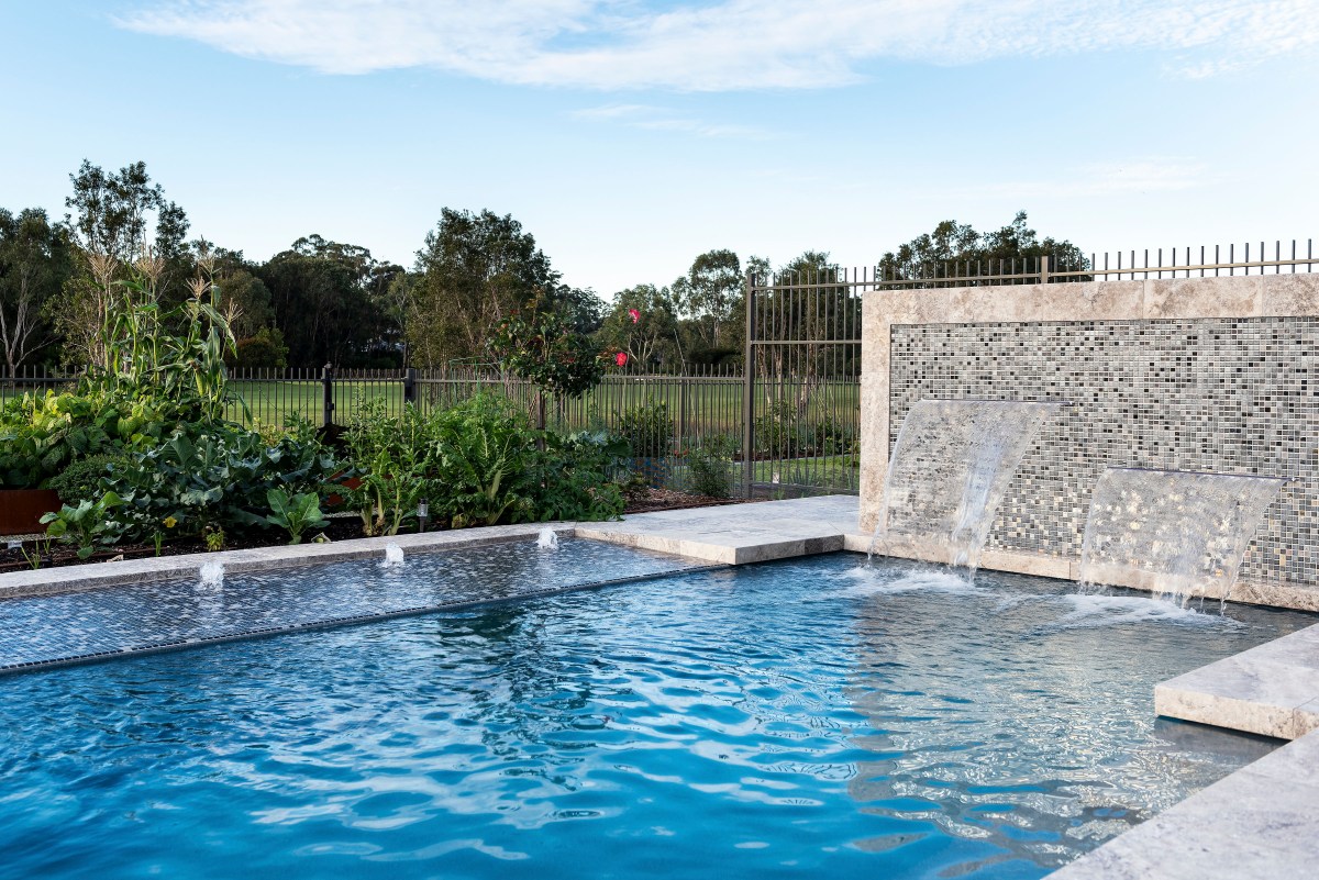 Compass Pools Australia Vogue 7.15m Evolution Sunpod Water feature CompassPools Newcastle Compass Pools Australia Vogue 7.15m Evolution Sunpod Water feature CompassPools Newcastle