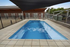 Compass Pools Melbourne X Trainer 8.2 self cleaning pool with custom ramp Kensington Victoria 1
