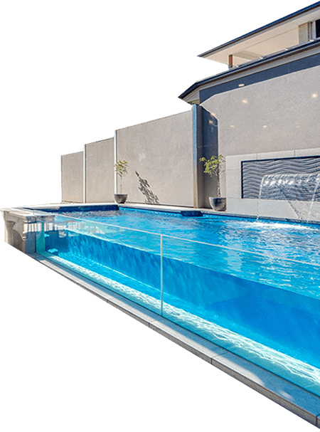 Compass Pools Australia Fibreglass pool installation with glass wall 450 1 Compass Pools Australia Fibreglass pool installation with glass wall 450 1